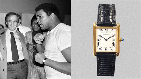 muhammad ali cartier watch|cartier tank 1960s.